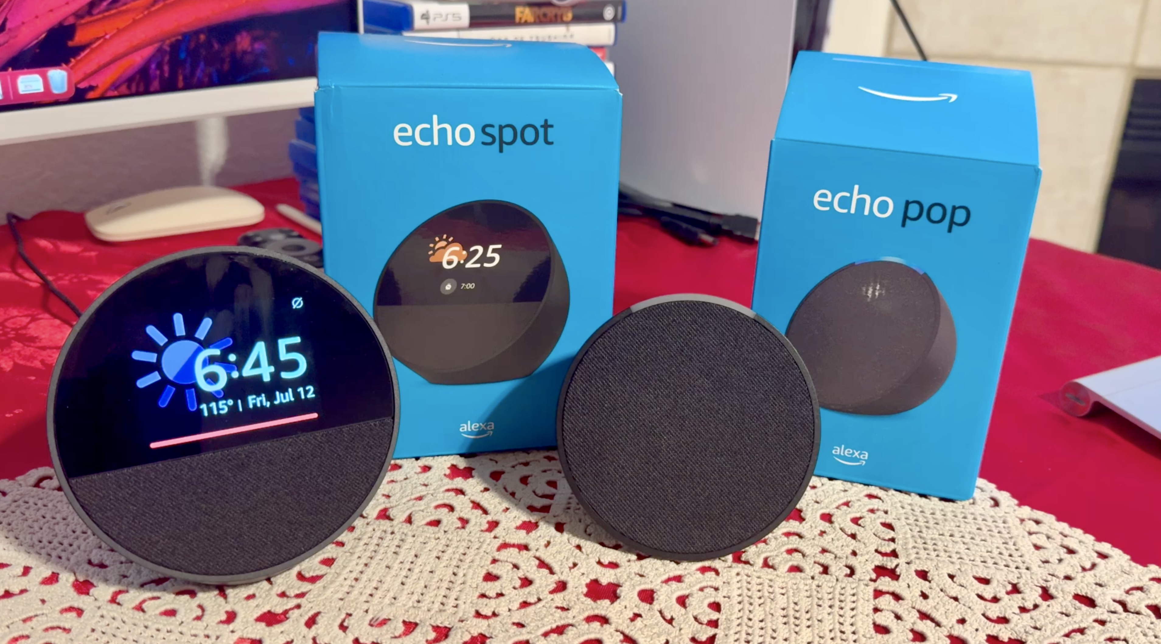 Echo Spot & Echo Pop セット＊ Watch Echo Spot VS Echo Pop Wish I Knew This Before !!! on Amazon Live